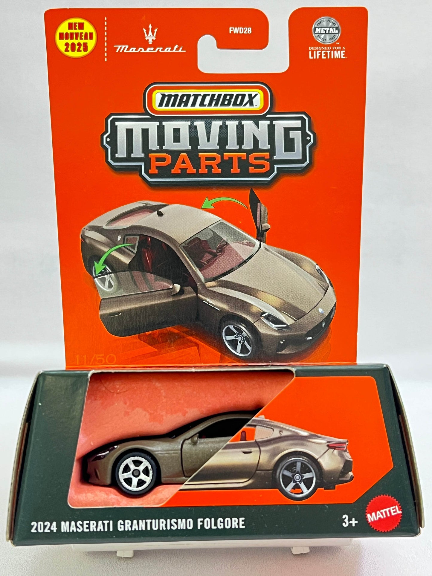 MATCHBOX MOVING PARTS - 2024 MASERATI GRANTURISMO FOLORE - ZX3 - Its Fun