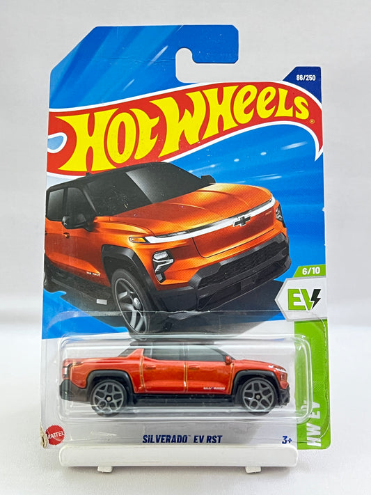 CREASED CARD - HOT WHEELS - SILVERADO EV RST - 1D