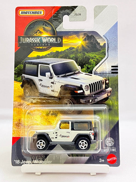 MATCHBOX JURASSIC WORLD - 18 JEEP WRANGLER - ZX2 - Its Fun