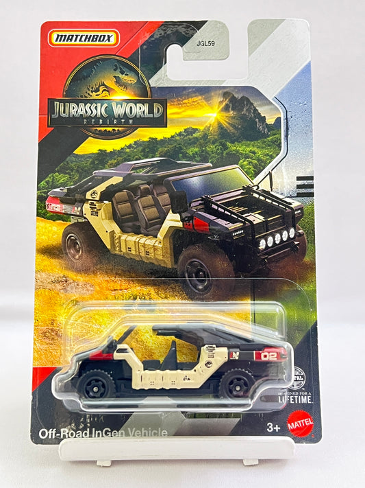 MATCHBOX JURASSIC WORLD - OFF ROAD INGEN VEHICLE - ZX2