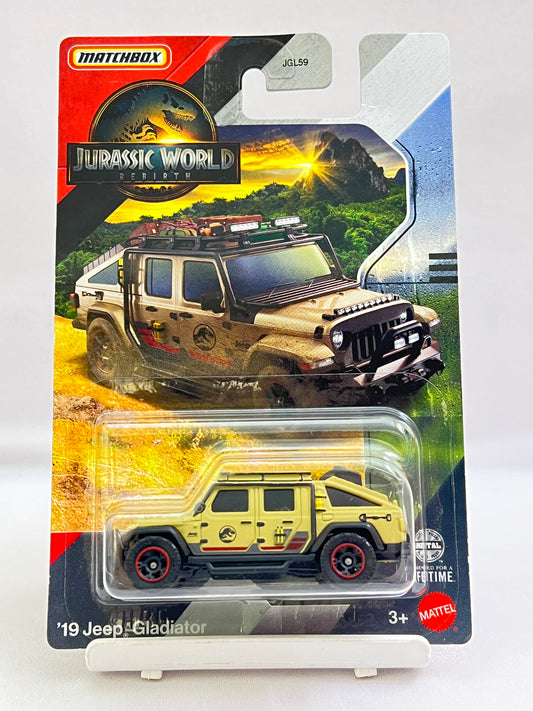 MATCHBOX JURASSIC WORLD - 19 JEEP GLADIATOR - ZX2