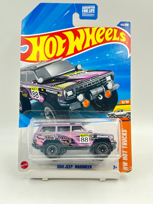 BLISTER SQUEEZE - ( CARD AS IN PIC ) - HOT WHEELS - 1988 JEEP WAGONEER - C1