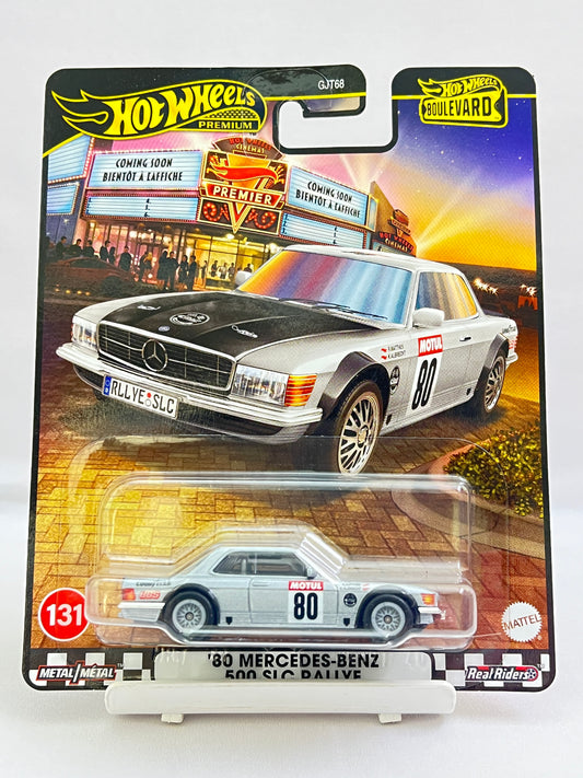 HOT WHEELS PREMIUM - 80 MERCEDES BENZ 500 SLC RALLYE - 5B