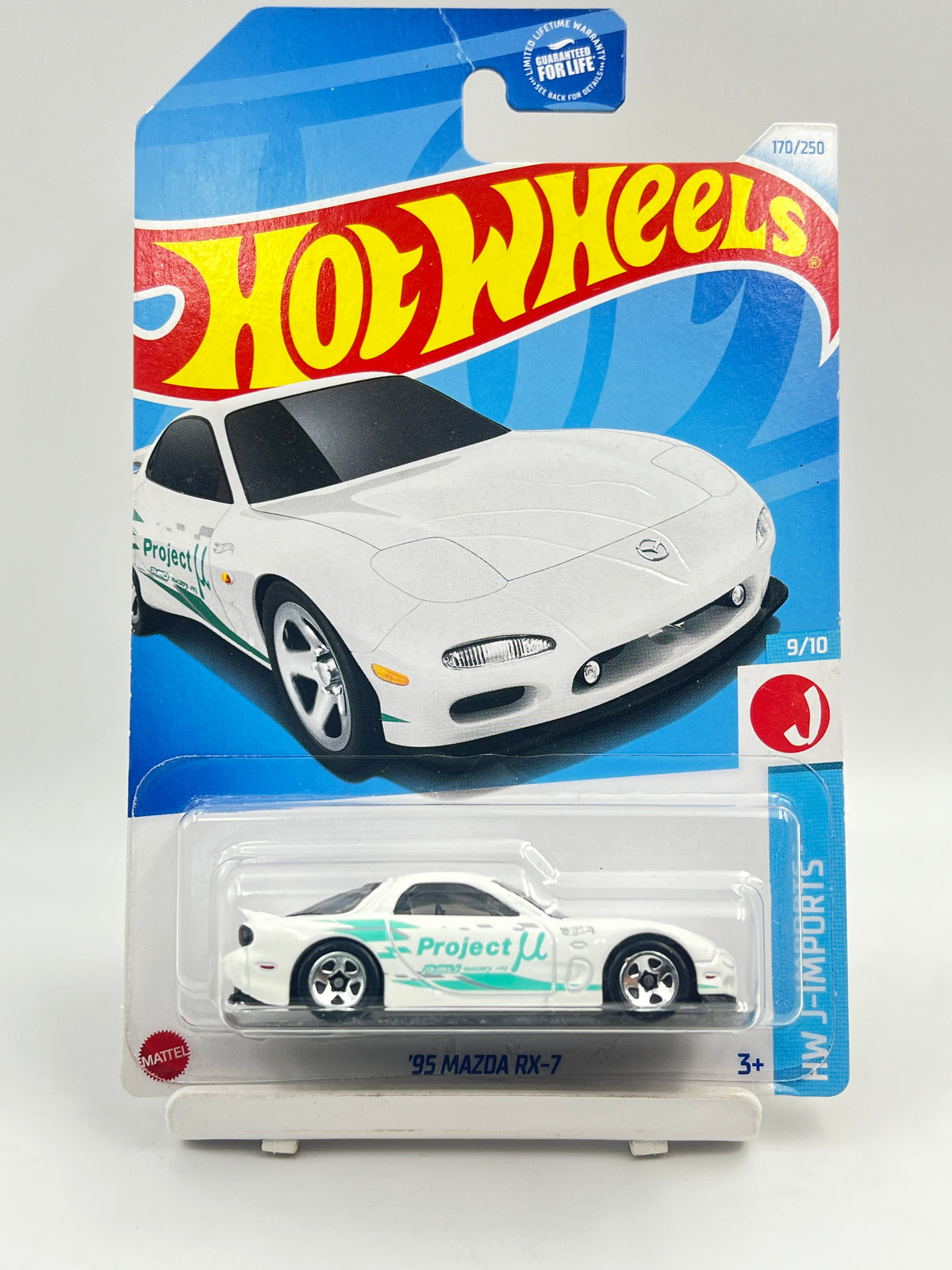 ( CARD AS IN PIC ) - IMPORTED - HOT WHEELS -  95 MAZDA RX-7 - ZX2