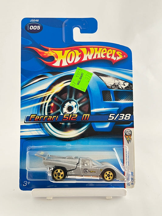 FERRARI 512 M - OPENABLE REAR - GREY - Its Fun- Hot wheels - matchbox - diecast