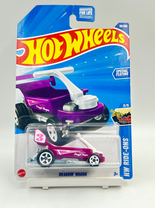 HOOK CREASE - IMPORTED - HOT WHEELS -  DRAGGIN WAGON (LEGO COMPATIBLE) - 2C