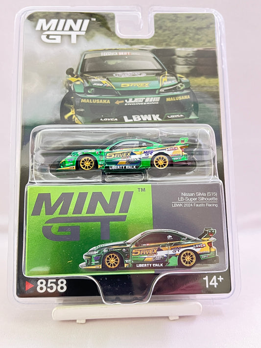 MINI GT - NISSAN SILVIA (S15) LB-SUPER SILHOUETTE - LBWK 2024 FAUSTO RACING