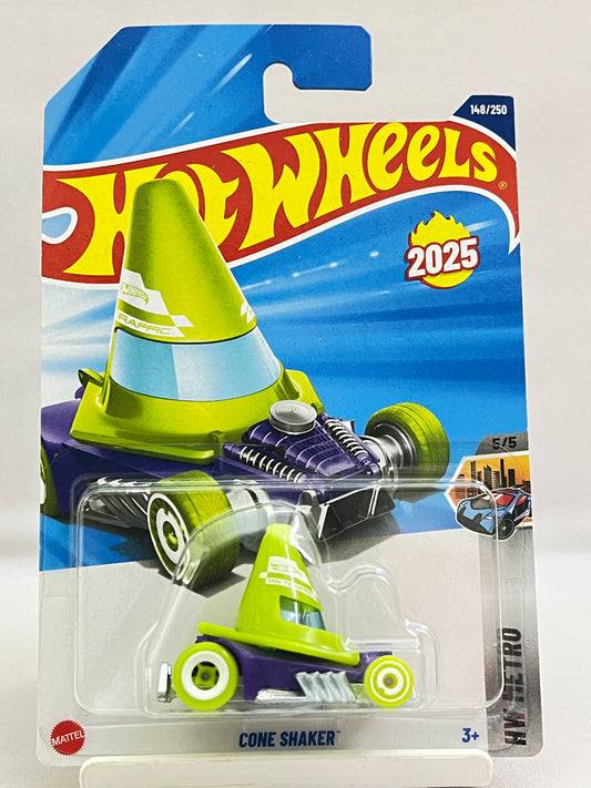 HOT WHEELS - CONE SHAKER - GREEN - 3D
