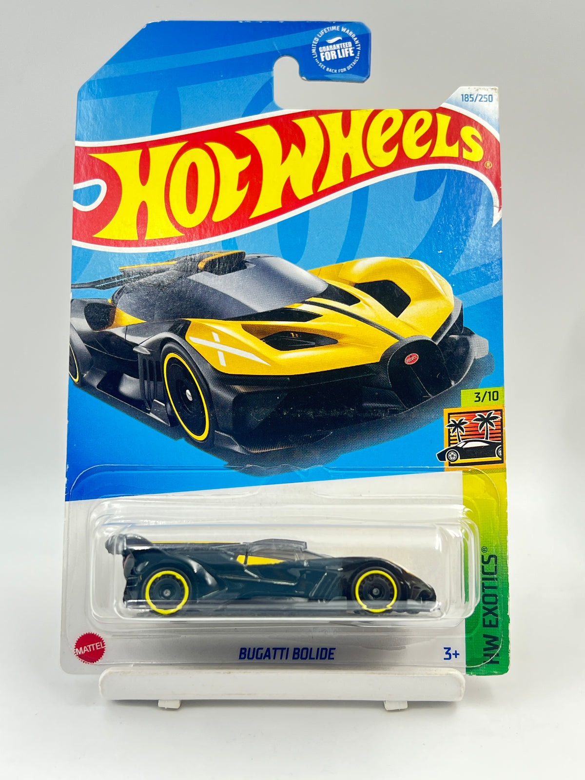 SOFT EDGES - IMPORTED - HOT WHEELS -  BUGATTI BOLIDE - YELLOW - ZX2