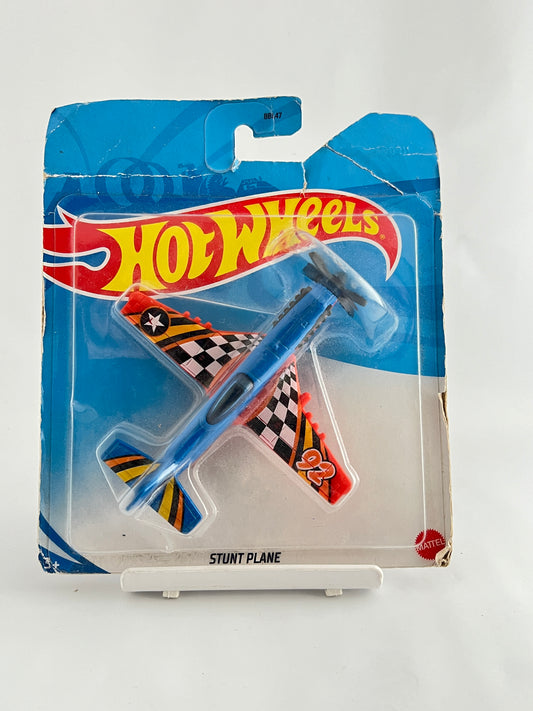 STUNT PLANE - CARD DAMAGE - Its Fun- Hot wheels - matchbox - diecast