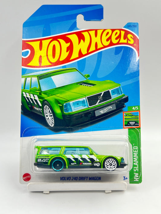 IMPORTED - HOT WHEELS -  VOLVO 240 DRIFT WAGON - GREEN - ZX2