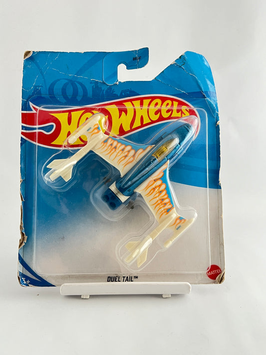 DUEL TAIL - CARD DAMAGED - Its Fun- Hot wheels - matchbox - diecast