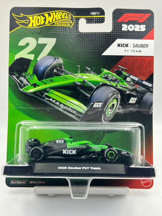IMPORTED - HOT WHEELS - PREMIUM -FORMULA 1 (F1) - KICK SAUBER F1 TEAM - (#27)