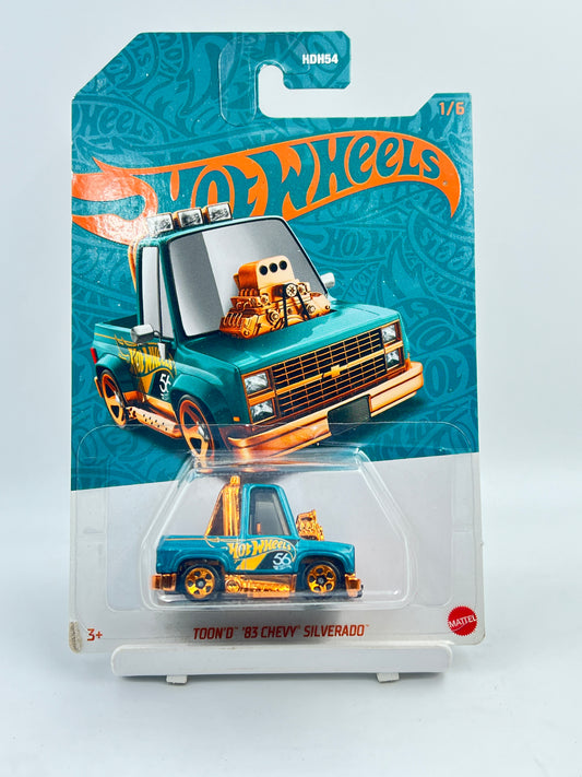 MILD SOFT CORNER - IMPORTED - HOT WHEELS -  TOON'D 83 CHEVY SILVERADO - C2