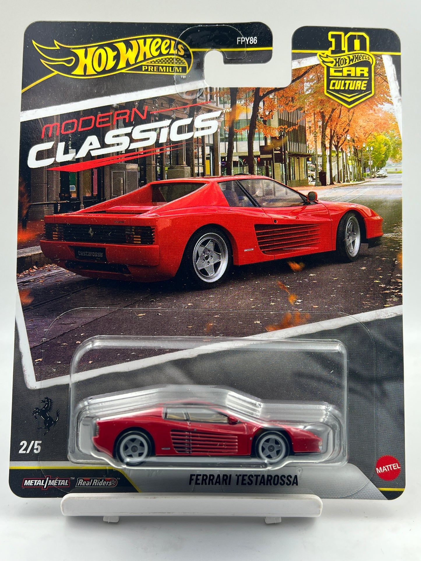 IMPORTED - HOT WHEELS - PREMIUM - MODERN CLASSICS - FERRARI TESTAROSSA - 9F