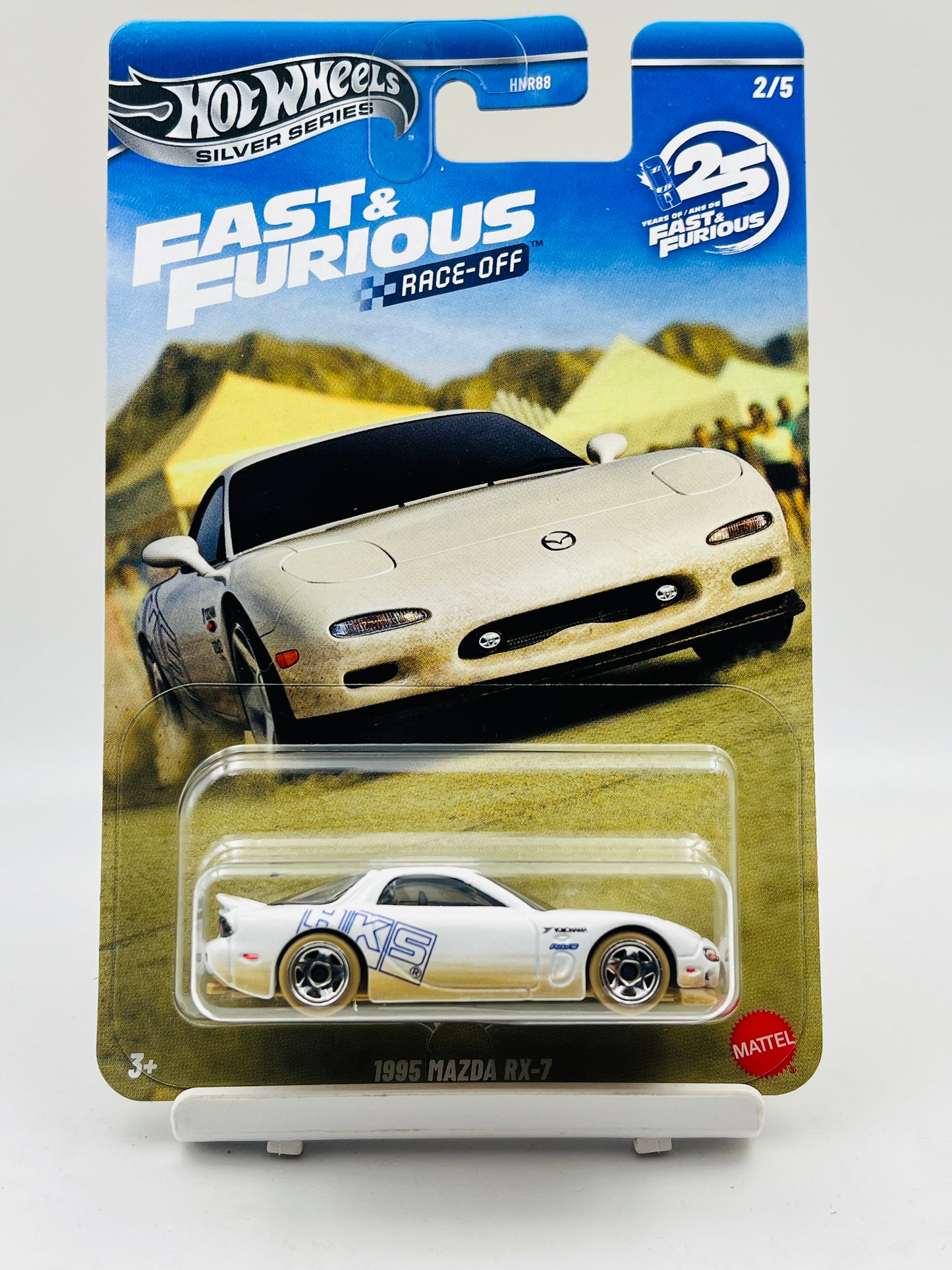 HOT WHEELS - FAST AND FURIOUS - RACE OFF - 1995 MAZDA RX-7 - 3D