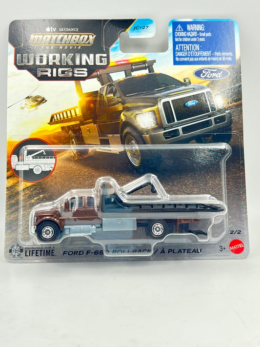 MATCHBOX - WORKING RIGS - FORD F-650 ROLLBACK