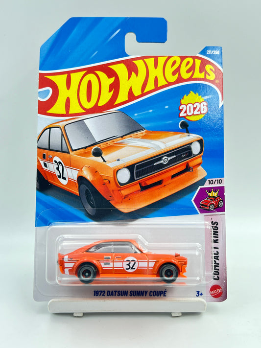 HOT WHEELS - 1972 DATSUN SUNNY COUPE - 3B
