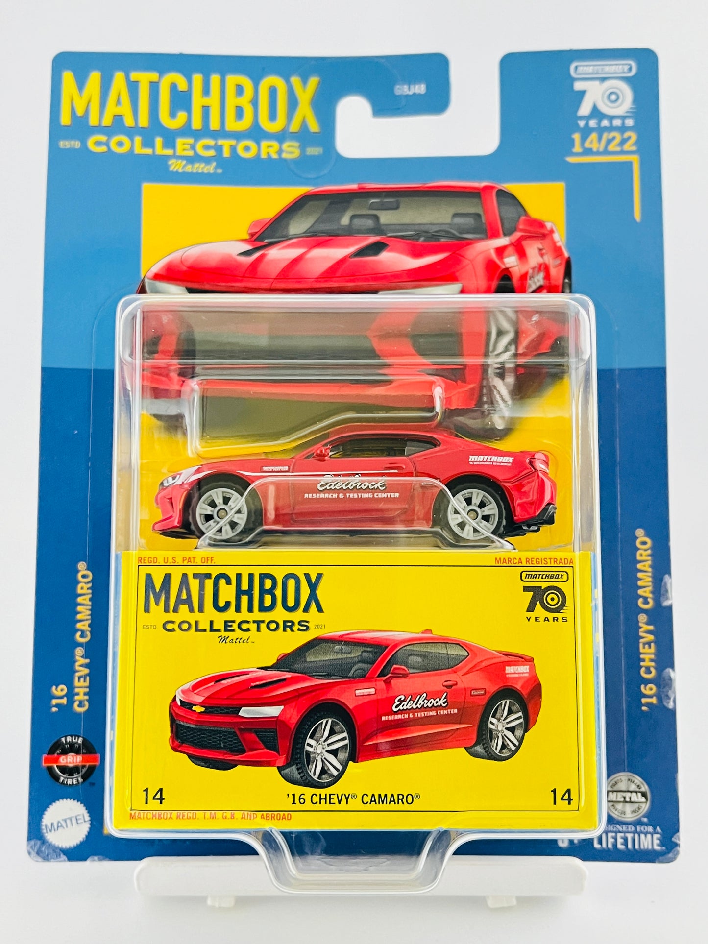 MATCHBOX COLLECTORS EDITION - 16 CHEVY CAMARO - Its Fun- Hot wheels - matchbox - diecast