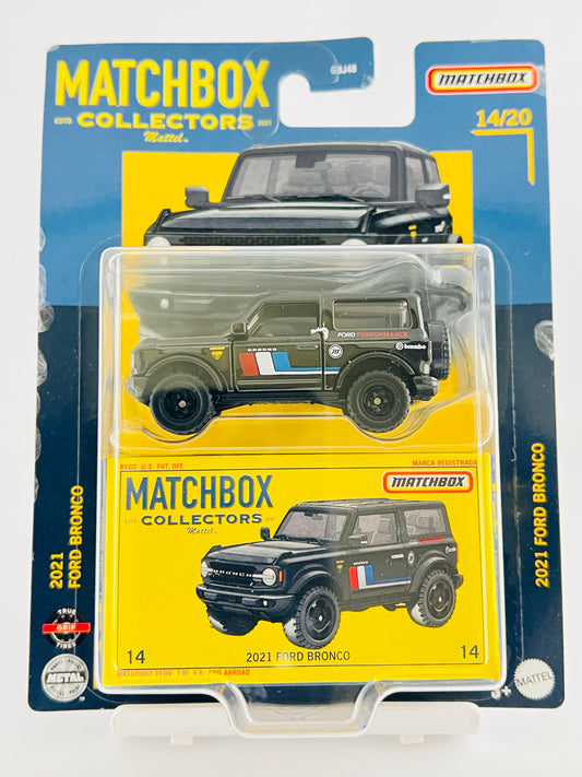 MATCHBOX COLLECTORS EDITION - 2021 FORD BRONCO - Its Fun- Hot wheels - matchbox - diecast