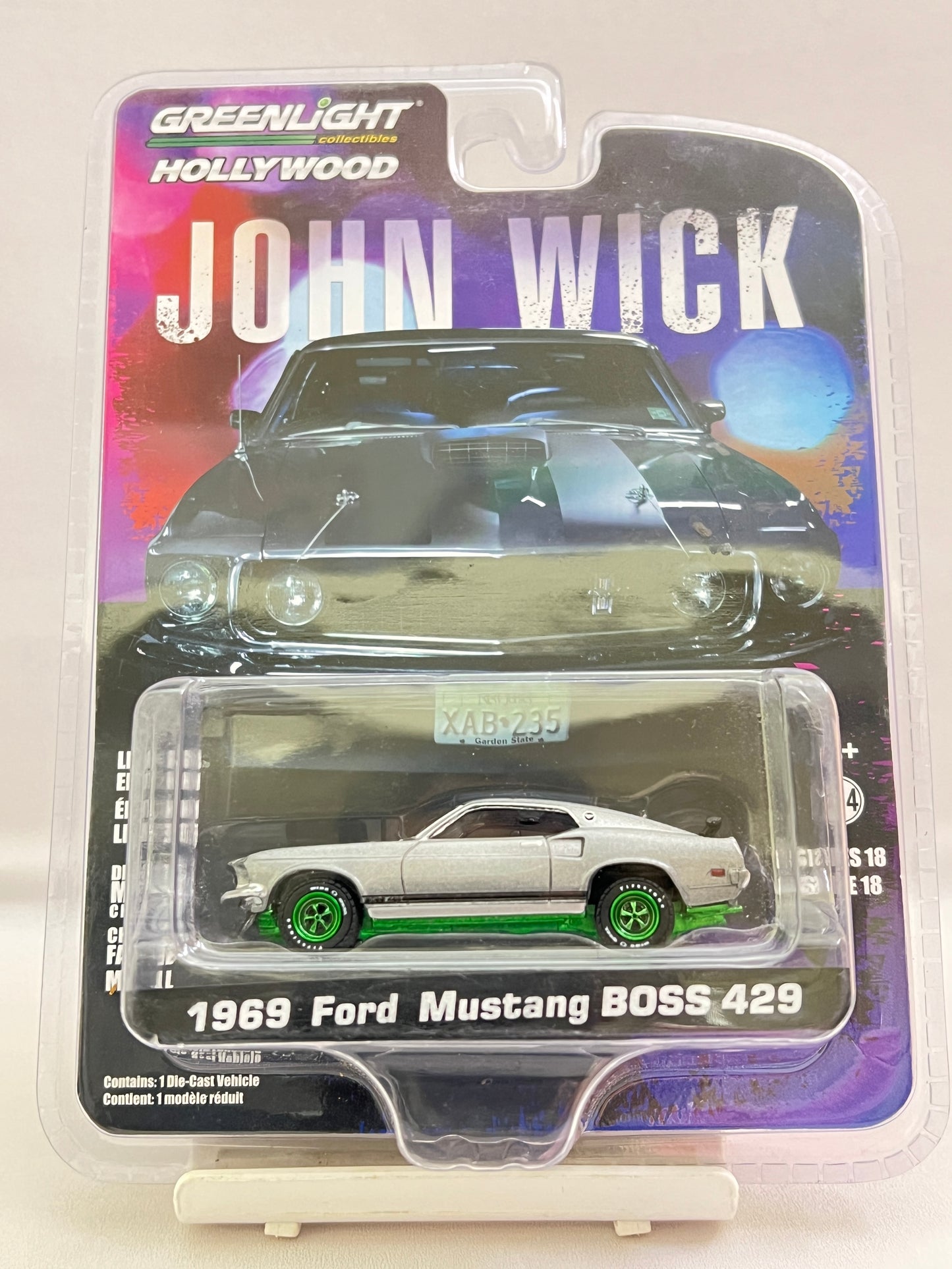 GREENLIGHT - JOHN WICK - CHASE - 1969 FORD MUSTANG BOSS 429