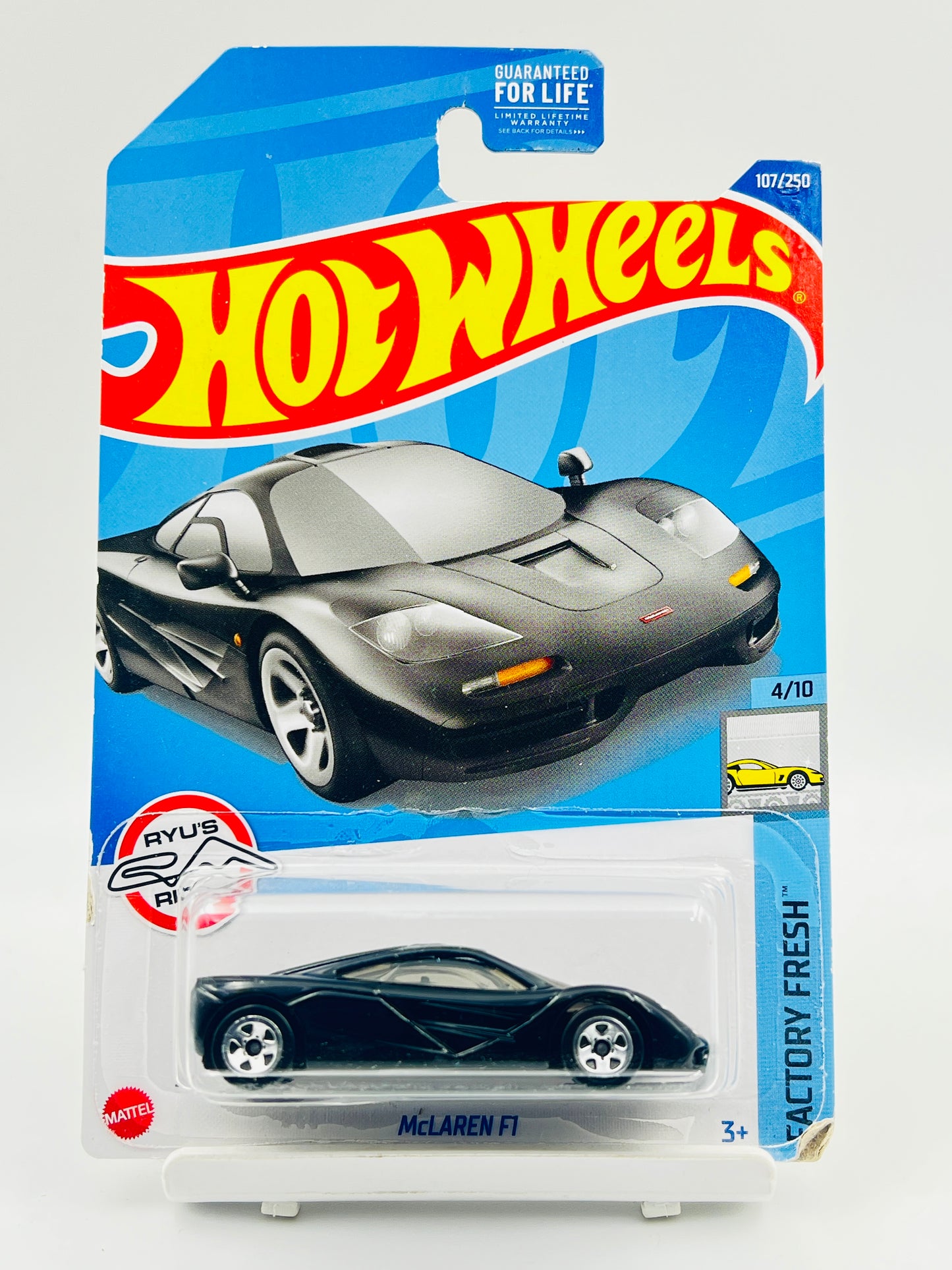 IMPORTED - HOT WHEELS -  MCLAREN F1 BLACK - 6A