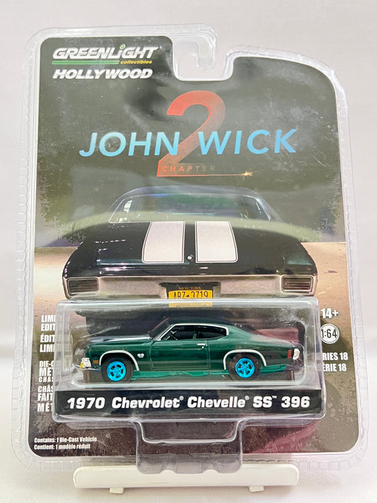 GREENLIGHT - JOHN WICK - CHASE - 1970 CHEVROLET CHEVELLE SS 396