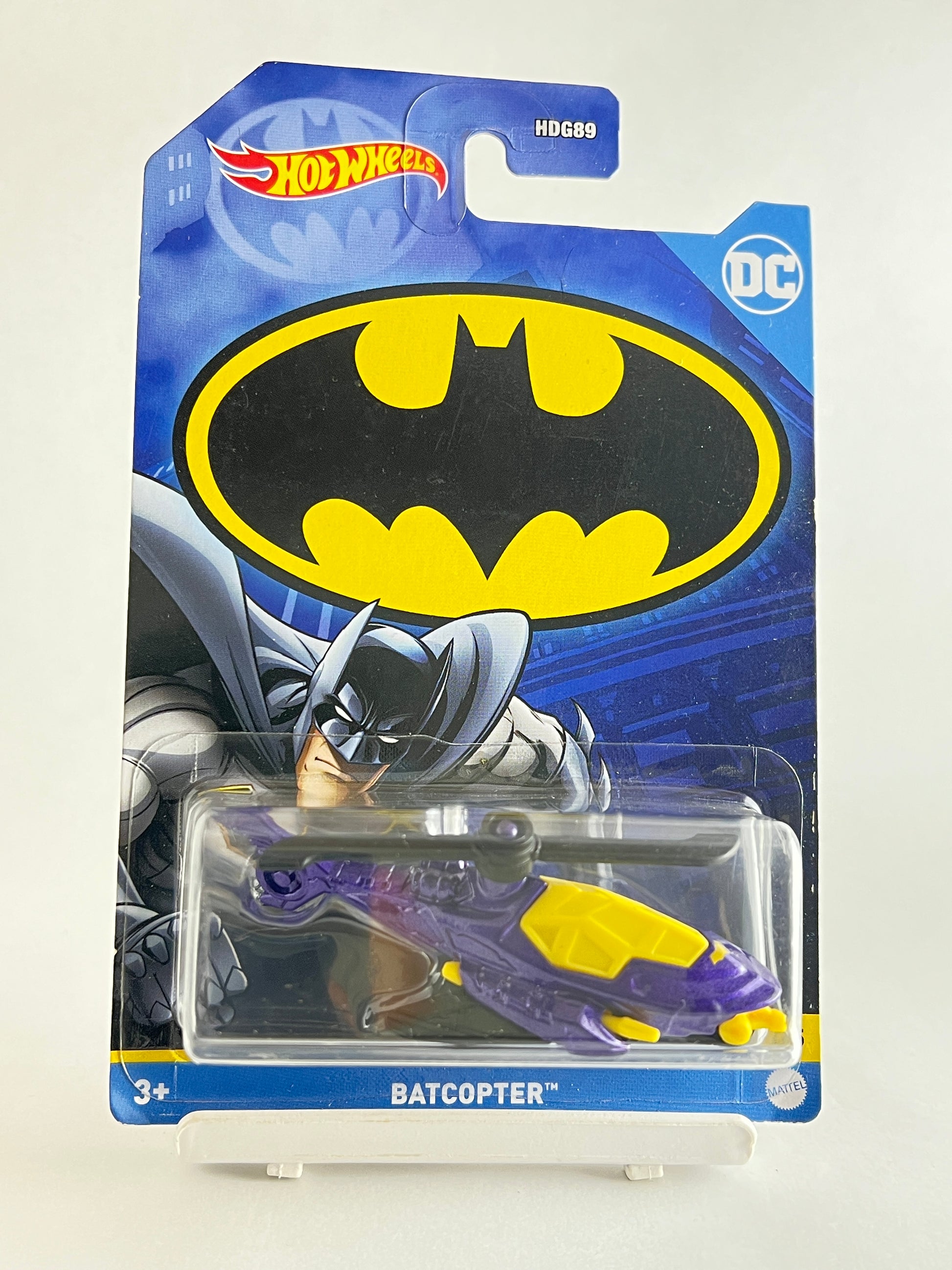 BATCOPTER - PURPLE - 3A - Its Fun- Hot wheels - matchbox - diecast