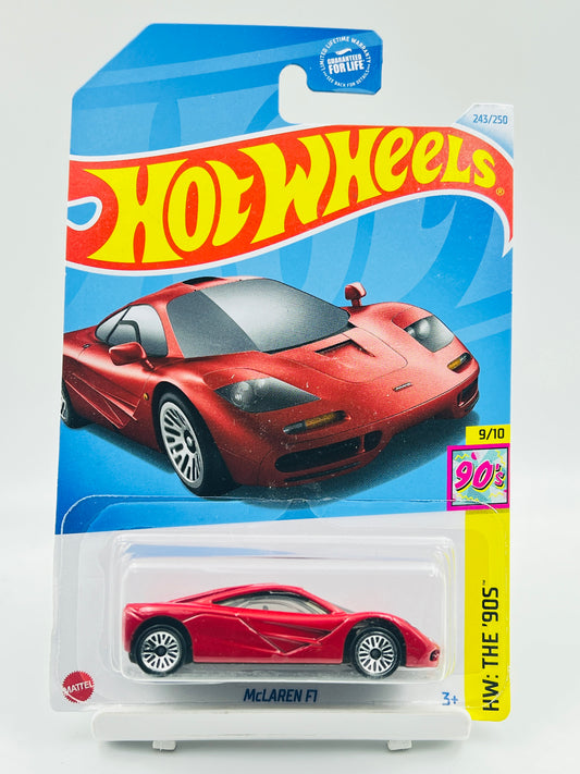 IMPORTED - HOT WHEELS -MCLAREN F1 - RED - 2B