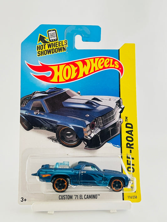 CUSTOM 71 EL CAMINO -3A - Its Fun- Hot wheels - matchbox - diecast