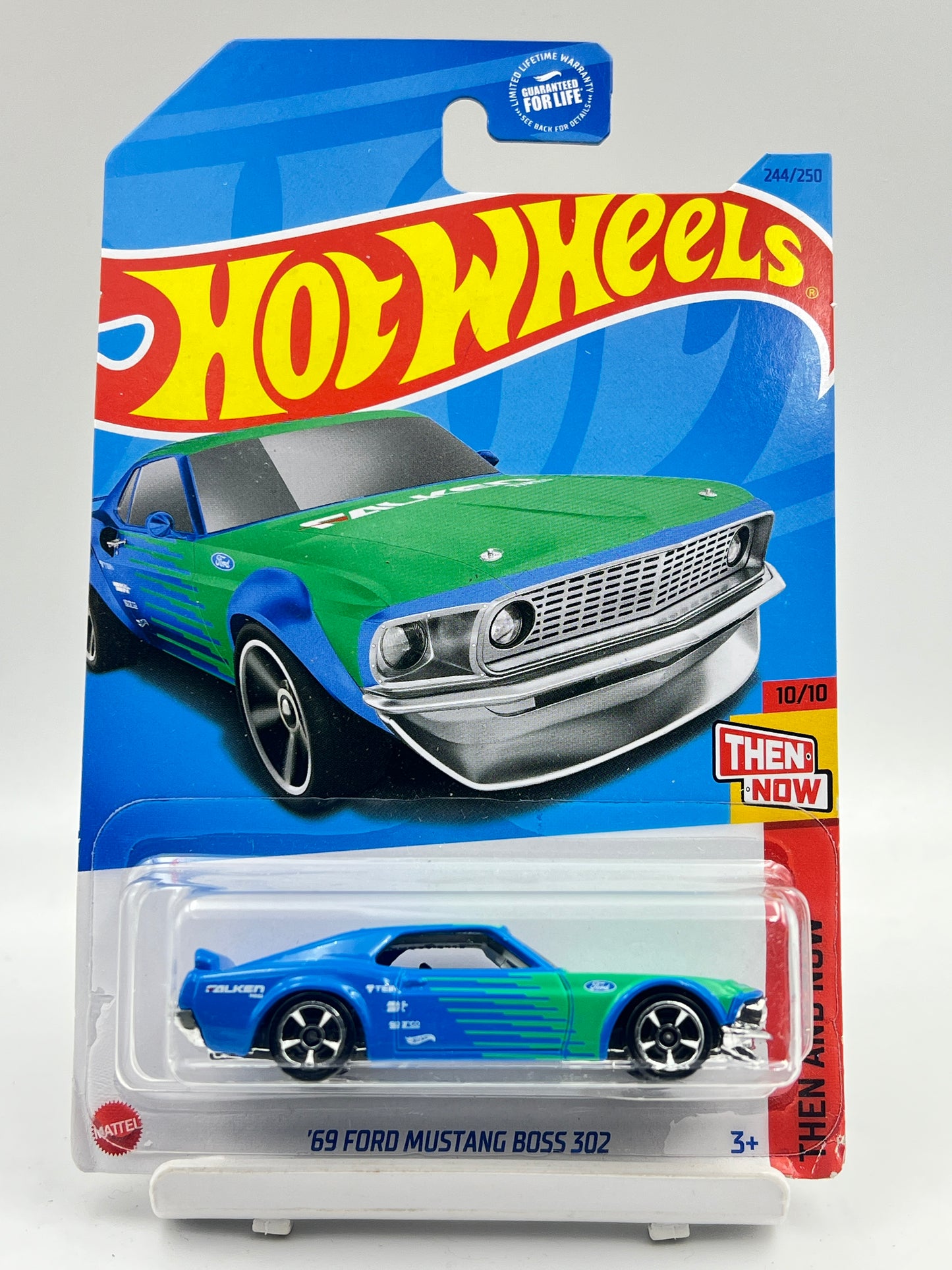 MILD SOFT CORNER - IMPORTED - HOT WHEELS -  69 FORD MUSTANG BOSS 302 - FALKEN - 6C