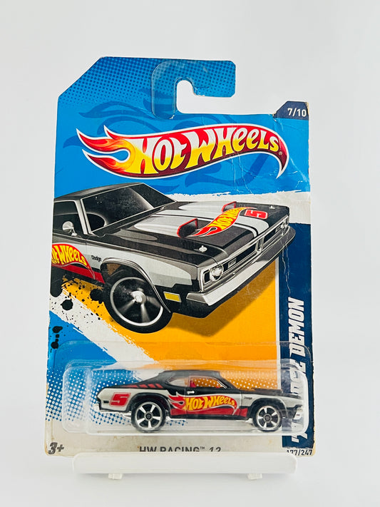 71 DODGE DEMON - CARD DAMAGED - 3B - Its Fun- Hot wheels - matchbox - diecast