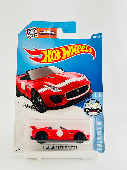 15 JAGUAR F-TYPE PROJECT 7 - RED - 3B - Its Fun- Hot wheels - matchbox - diecast