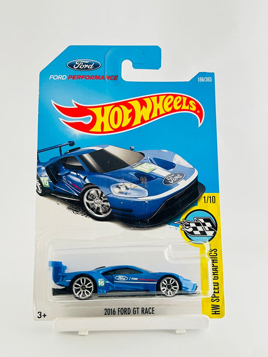 2016 FORD GT RACE - 3A - Its Fun- Hot wheels - matchbox - diecast