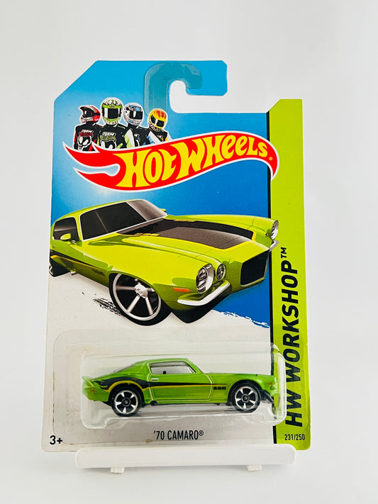 70 CAMARO - GREEN - 3A - Its Fun- Hot wheels - matchbox - diecast