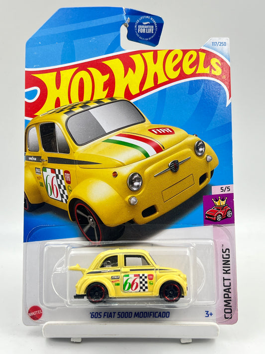 DAMAGED CARD - HOT WHEELS - 60S FIAT 500D MODIFICADO - 4F