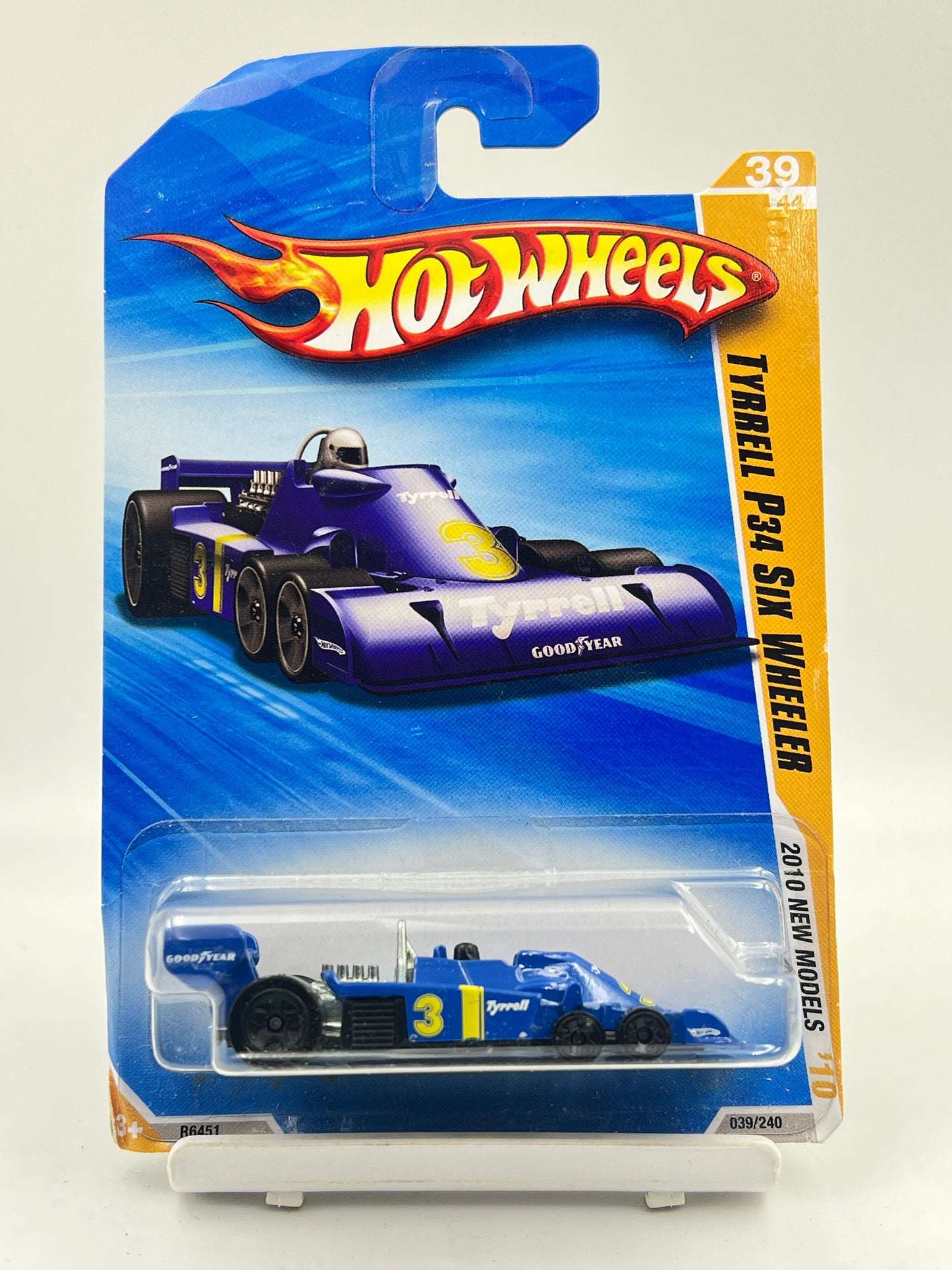 IMPORTED - HOT WHEELS -  TYRRELL P34 SIX WHEELER - BLUE - SOFT CORNER - 6B