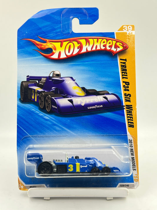 IMPORTED - HOT WHEELS -  TYRRELL P34 SIX WHEELER - BLUE - SOFT CORNER - 6B