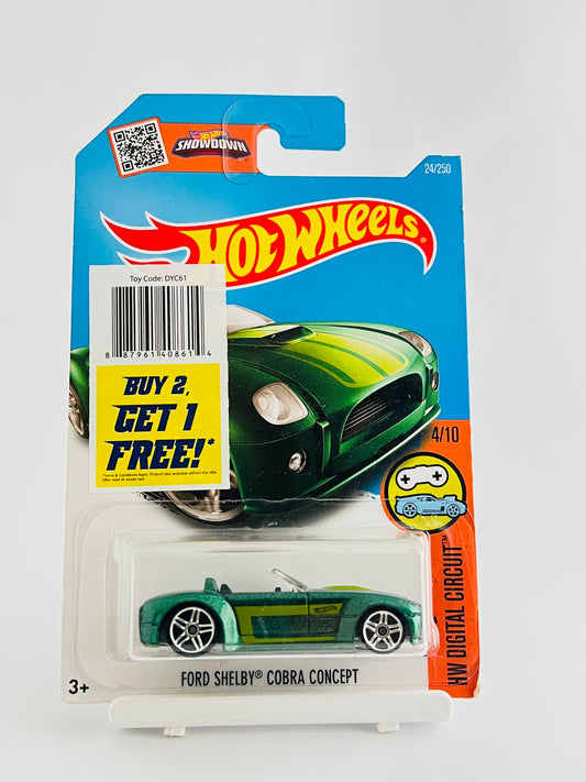 FORD SHELBY COBRA CONCEPT - GLITTERING GREEN - 3A - Its Fun- Hot wheels - matchbox - diecast