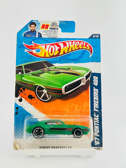 67 PONTIAC FIREBIRD 400 - GREEN - SHINY AND GLITTERING FULL METAL - 3B - Its Fun