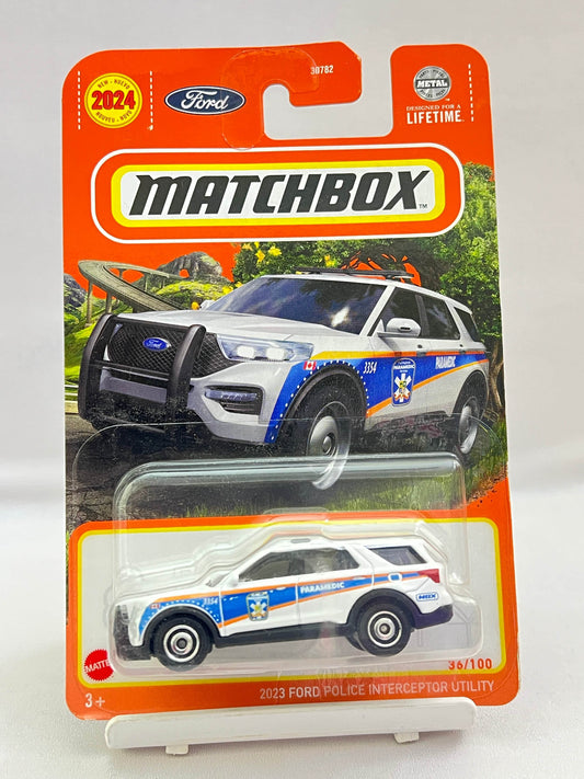 MATCHBOX - 2023 FORD POLICE INTERCEPTOR UTILITY - ZX2 - Its Fun