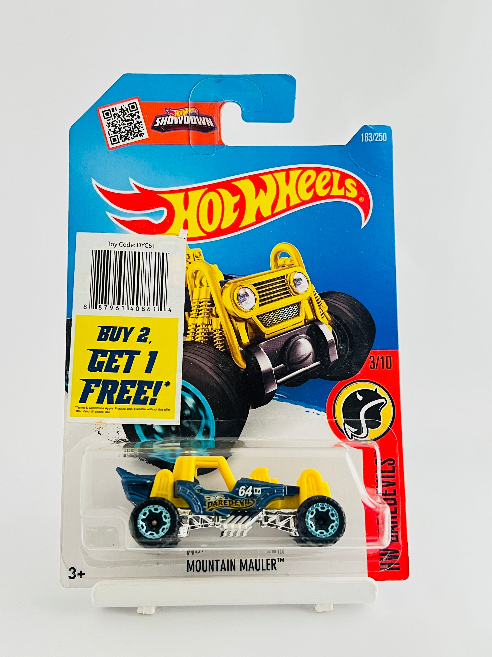 TREASURE HUNT - MOUNTAIN MAULER - 2D - Its Fun- Hot wheels - matchbox - diecast