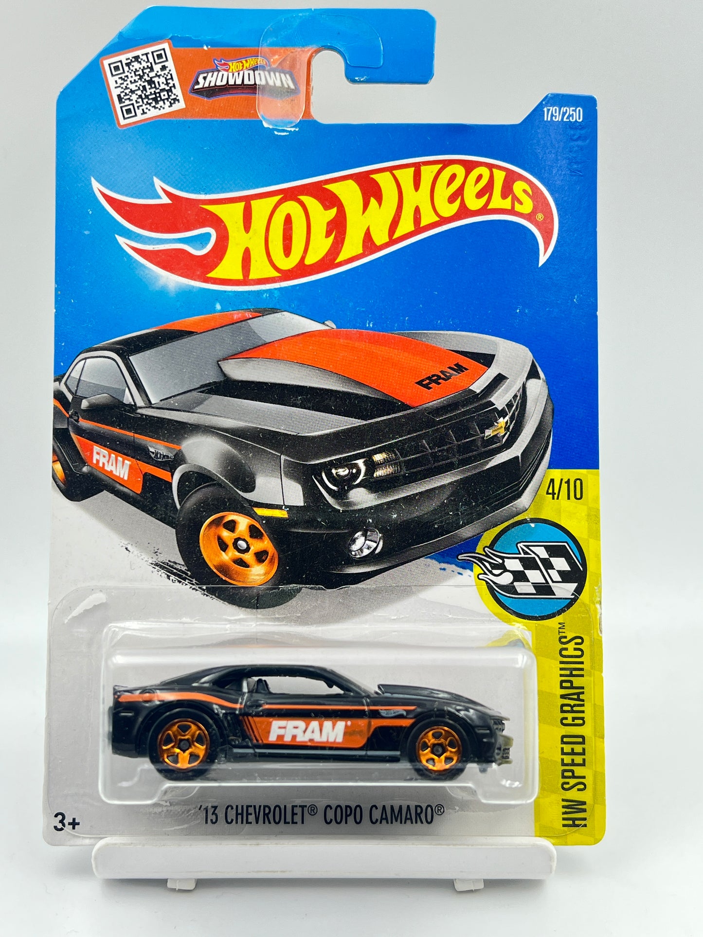 IMPORTED - HOT WHEELS -  13 CHEVROLET COPO CAMARO - ( CARD AS IN PIC ) -  6D