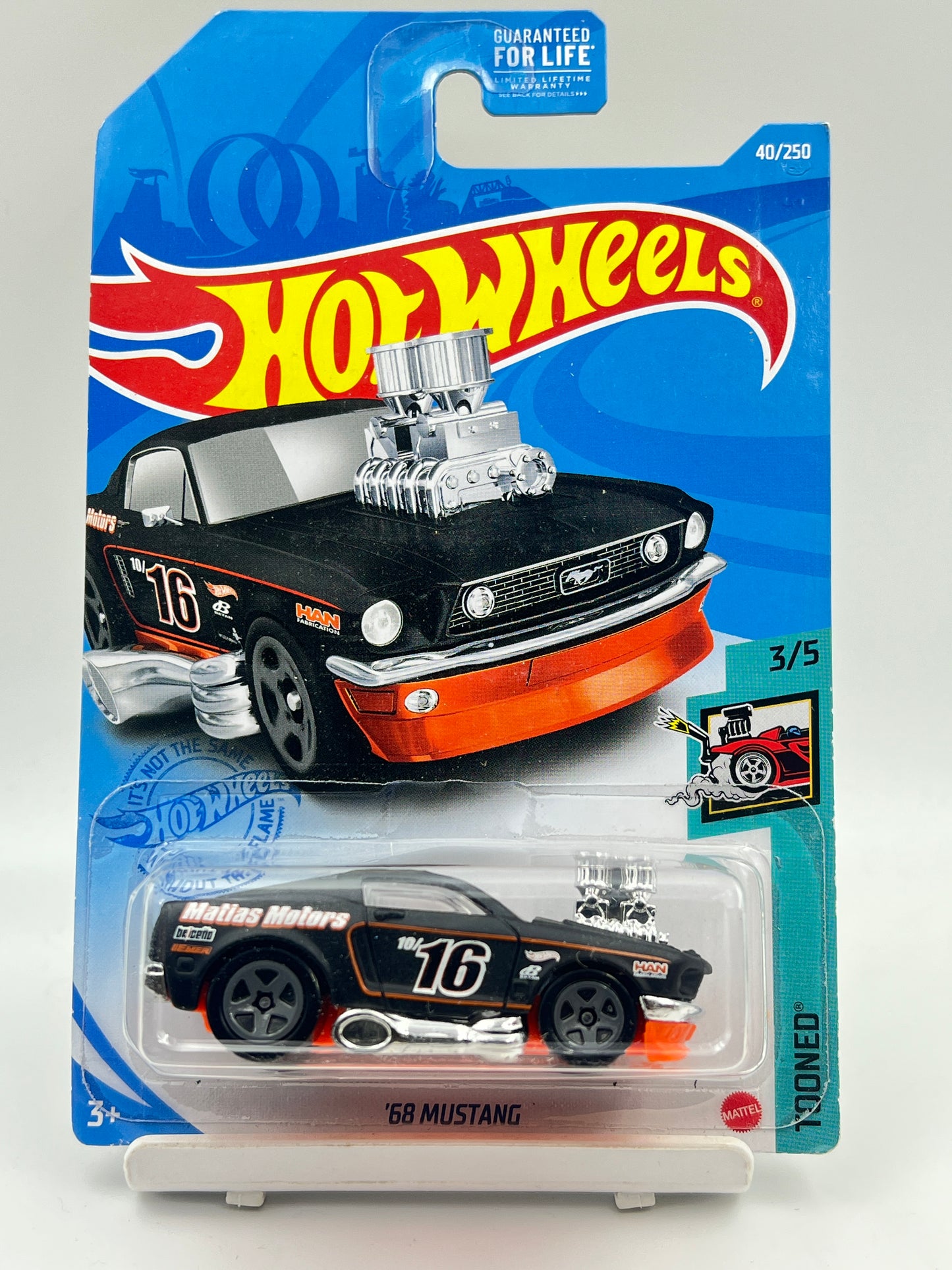 IMPORTED - HOT WHEELS -  68 MUSTANG - 6D