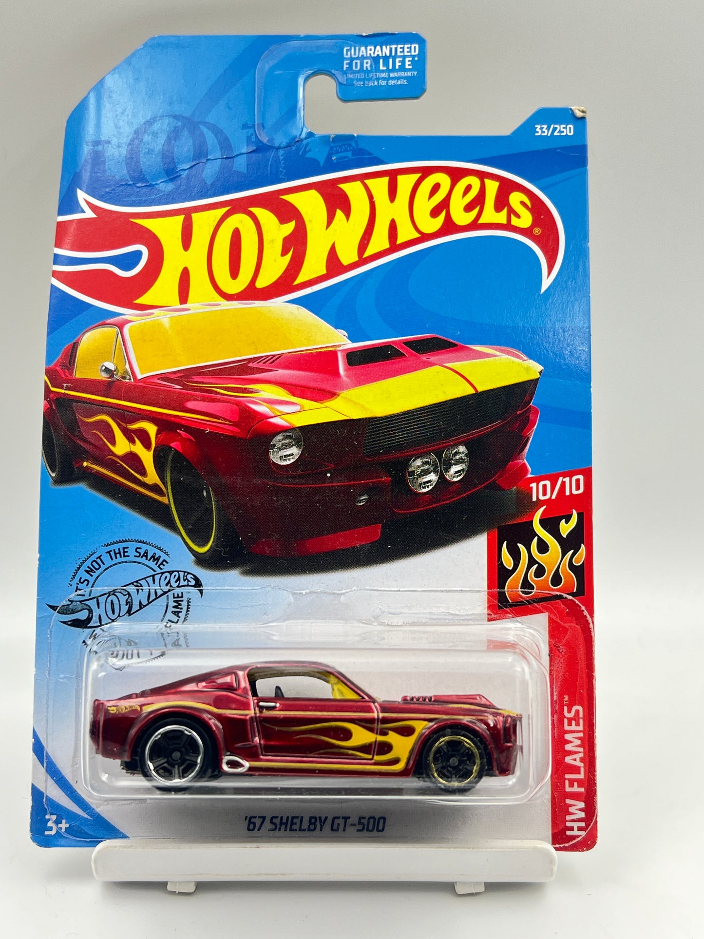 IMPORTED - HOT WHEELS -  57 SHELBY GT-500 - RED - 6D