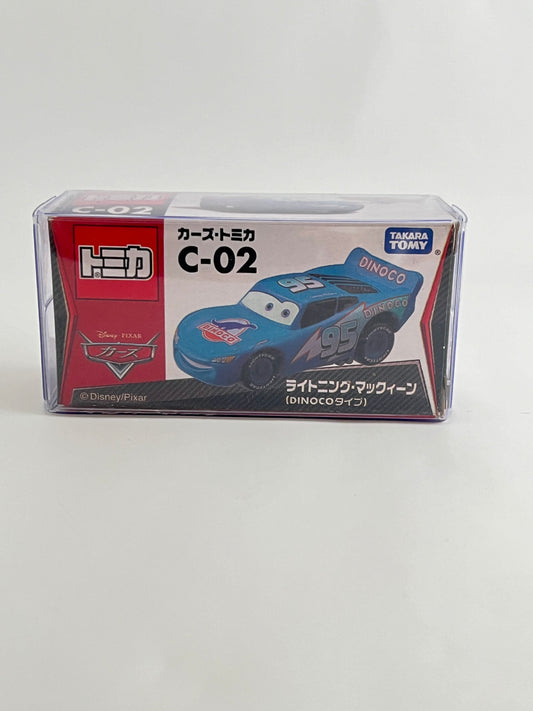 CLEARANCE - TOMICA - DISNEY CARS - C02 - DINOCO - WITH FREE OUTER BOX PROTECTOR