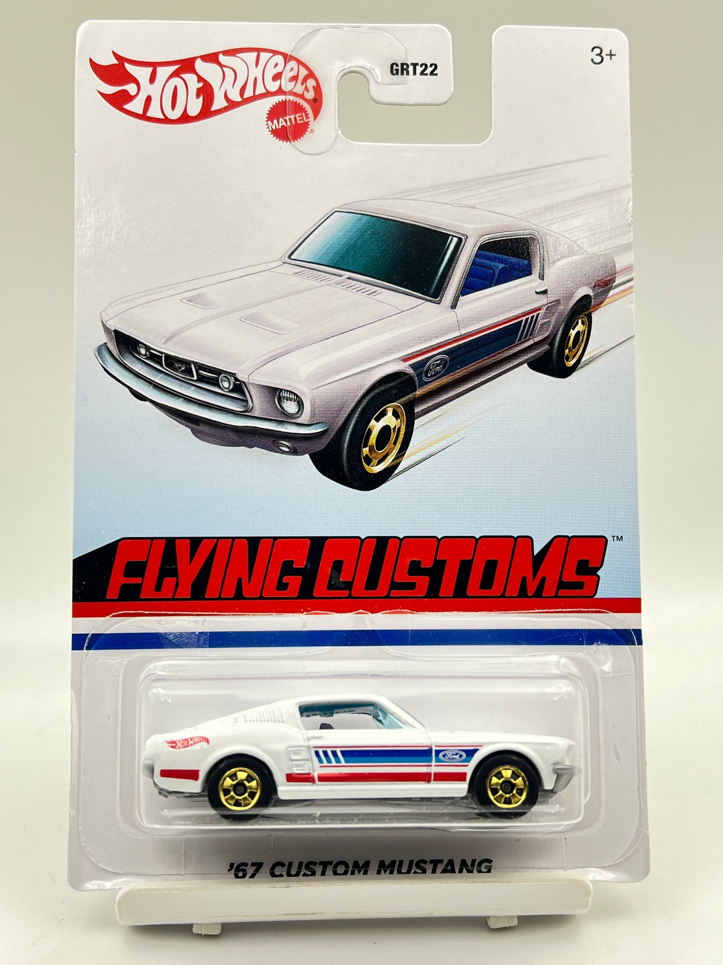 IMPORTED - HOT WHEELS -  FLYING CUSTOMS - 67 CUSTOM MUSTANG - 9B