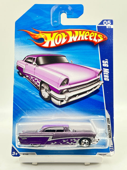 IMPORTED - HOT WHEELS -  OPENABLE HOOD - 56 MERC - 9C (BLISTER SQUEEZE)