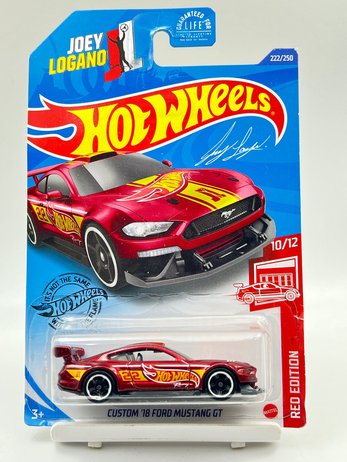 RED EDITION - TARGET EXCLUSIVE - VERY RARE - CUSTOM 18 FORD MUSTANG GT - ( CARD AS IN PIC ) - 9C
