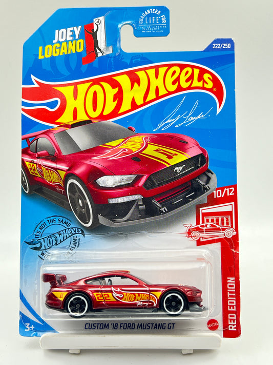 RED EDITION - TARGET EXCLUSIVE - VERY RARE - CUSTOM 18 FORD MUSTANG GT - ( CARD AS IN PIC ) - 9C